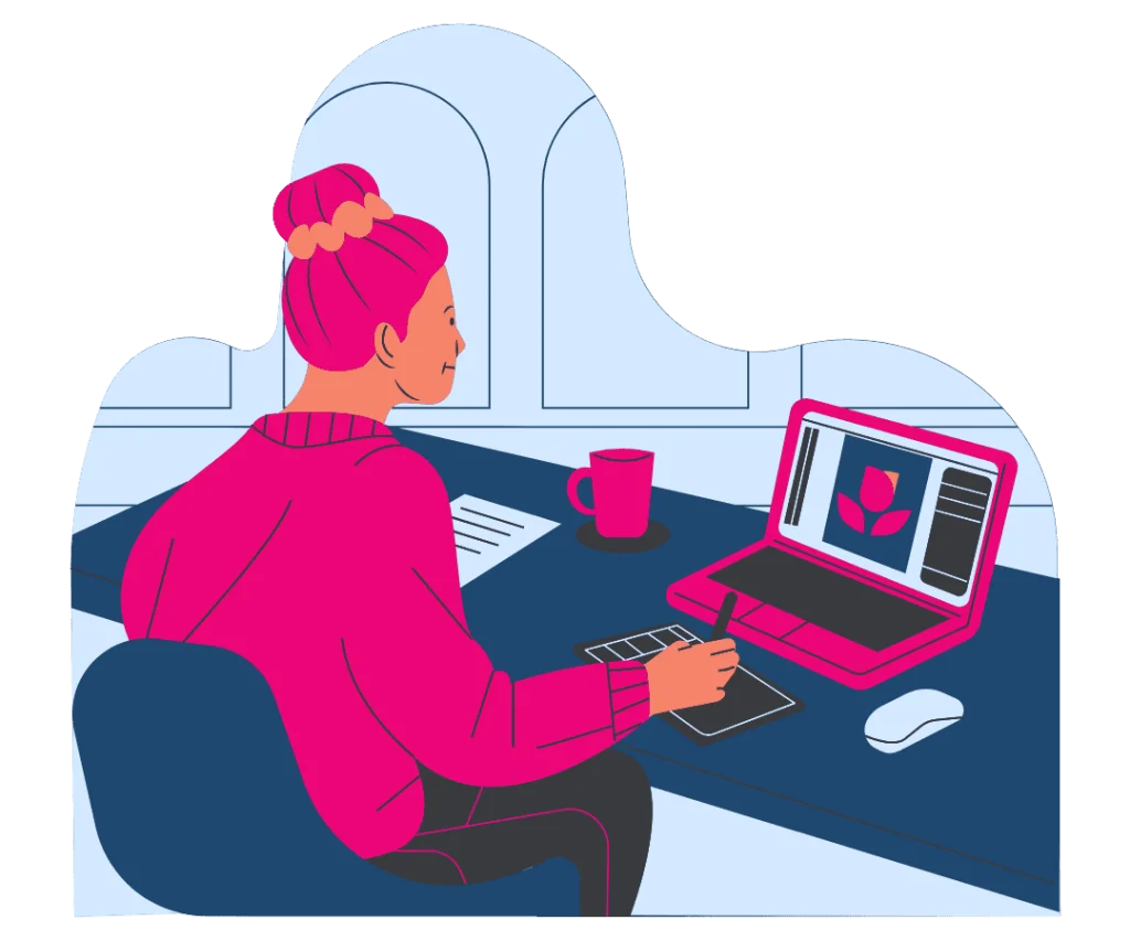 Creative service illustration